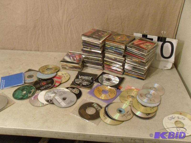 lot 70 image: Large Lot of Assorted CDs. See pics for title...