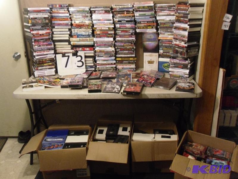 lot 73 image: VERY LARGE Collection&nbspof Wrestling DVDS,...