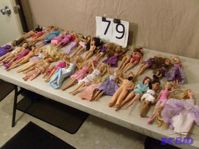 lot 79 image: Lot of Barbie and Bratz Dolls....