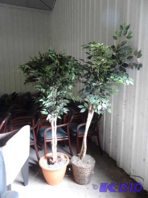 2 artificial trees. 72&quot...