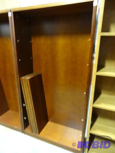 Wood book shelf with 5 adjustable shelves. 36...