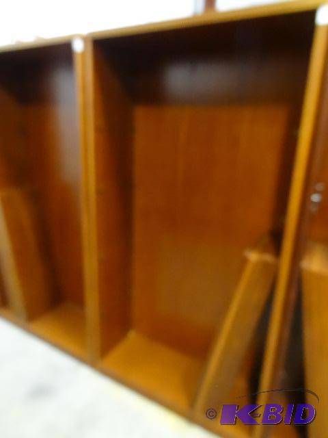 Wood book shelf with 5 adjustable shelves. 36...