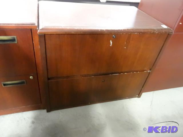 36&quot wood 2 drawer lateral file...