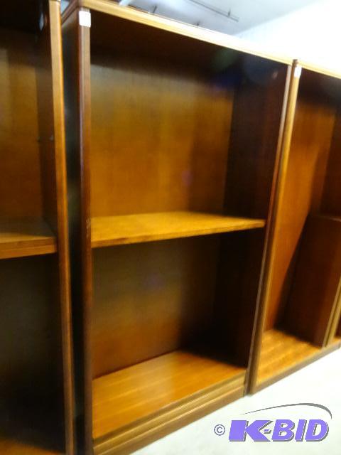 Wood book shelf. 5 adjustable shelves. 36 x 1...