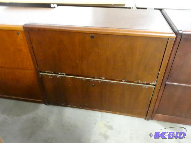 36&quot wood 2 drawer lateral file...