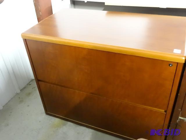 37&quot wood 2 drawer lateral file...
