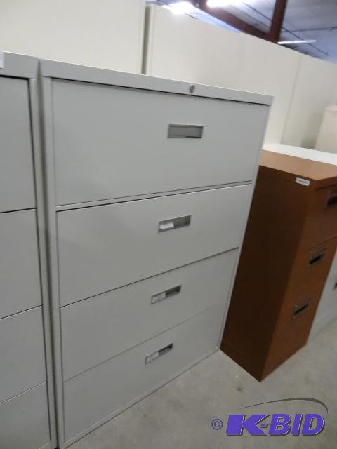 36&quot metal 4 drawer lateral file...