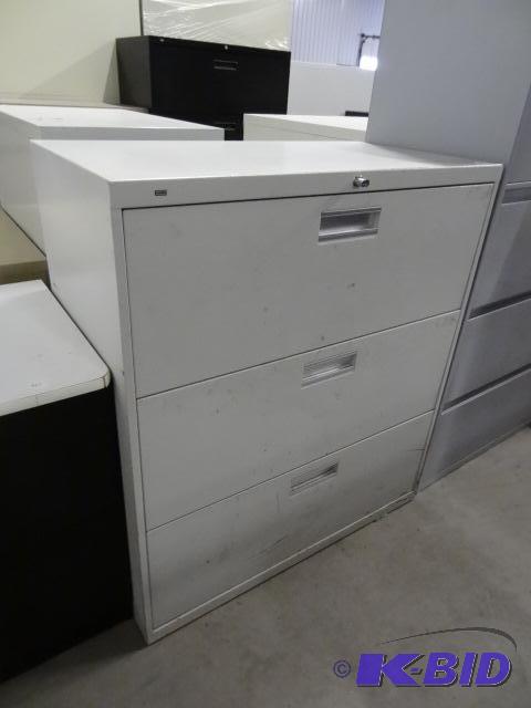 36&quot metal 3 drawer lateral file...
