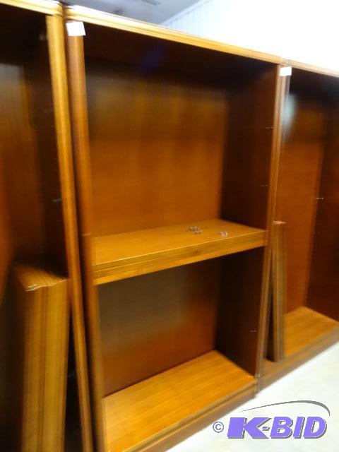 Wood book shelf. 5 adjustable shelves. 36 x 1...