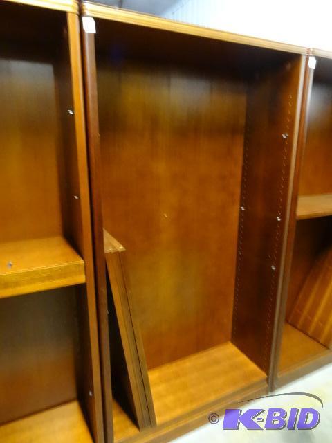 Wood book shelf. 5 adjustable shelves. 36 x 1...