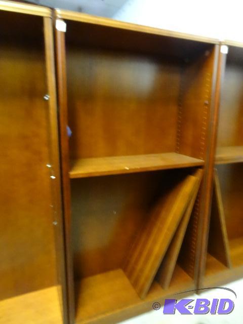 Wood book shelf. 5 adjustable shelves. 36 x 1...