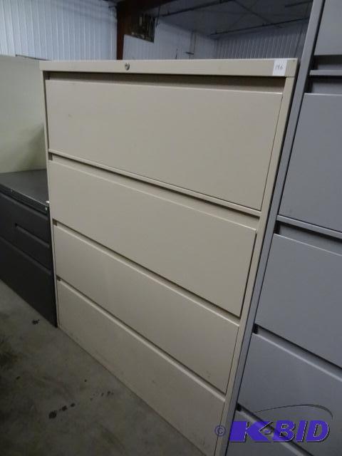 42&quot metal 4 drawer lateral file...