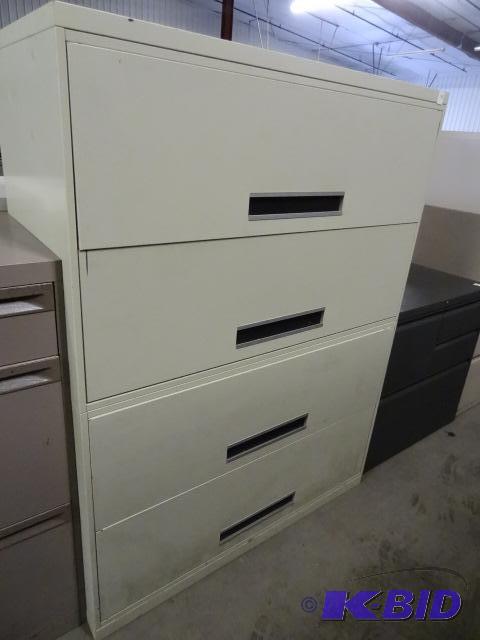 42&quot metal 4 drawer lateral file....