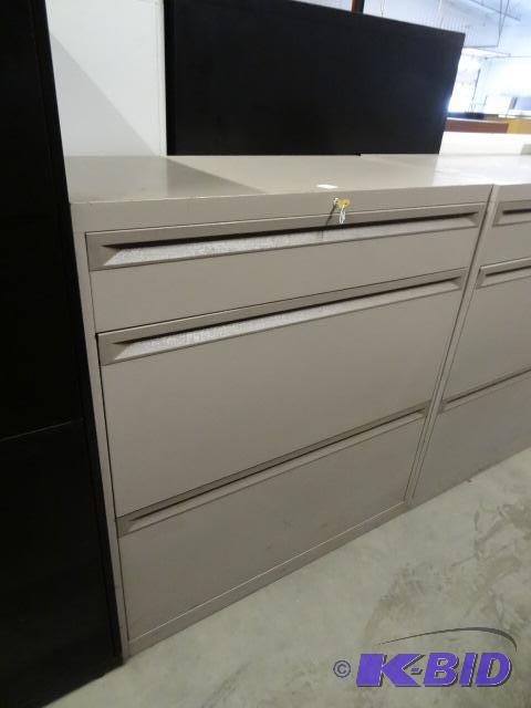 36&quot metal 2 drawer lateral with top draw...