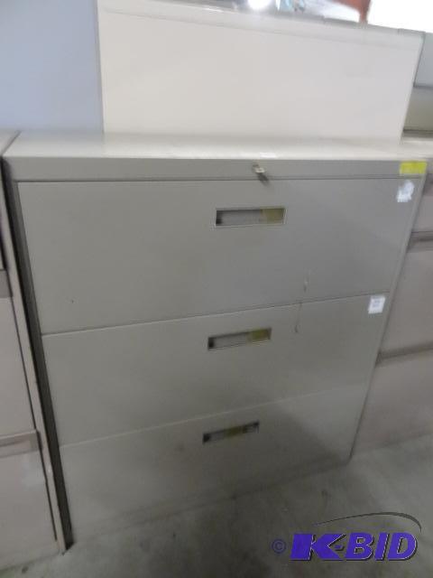 36&quot metal 3 drawer lateral file...