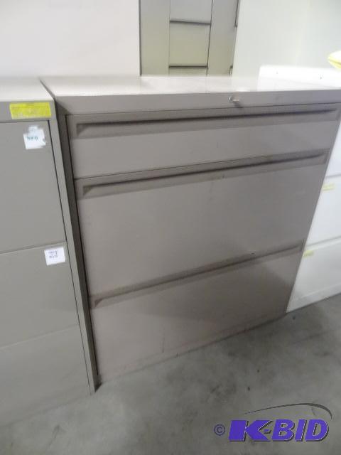 36&quot metal 2 drawer lateral with top draw...