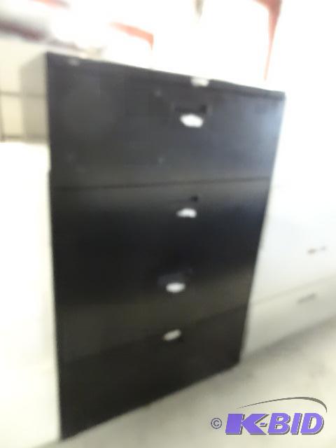 36&quot metal 4 drawer lateral file with loc...