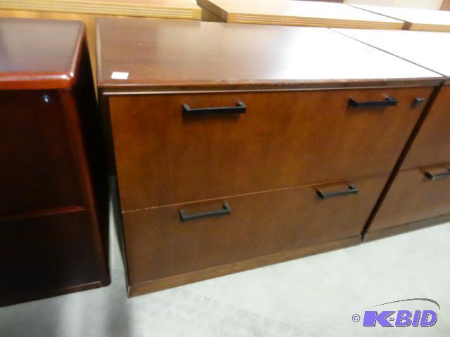 37&quot wood 2 drawer lateral file...