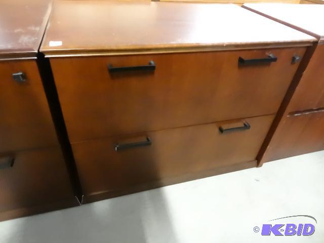 37&quot wood 2 drawer lateral file...
