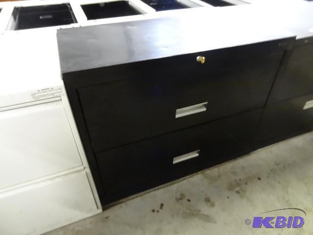 36&quot metal 2 drawer lateral file with loc...