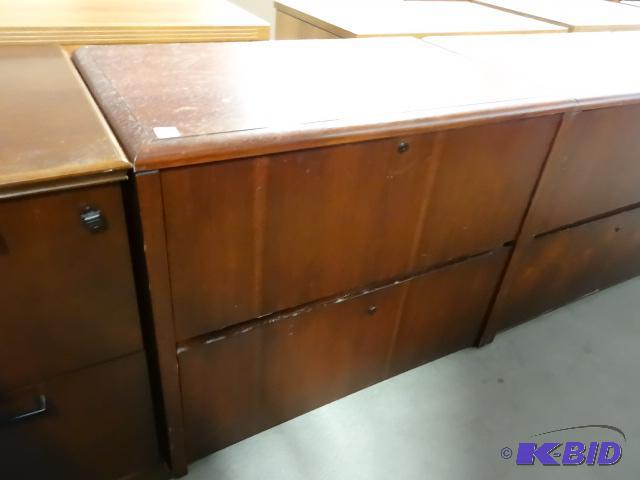 36&quot wood 2 drawer lateral file...