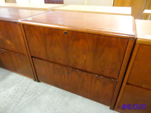 36&quot wood 2 drawer lateral file...