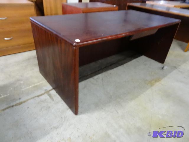 Wood Office Desk. Pull Out Pencil Drawer 72 x...
