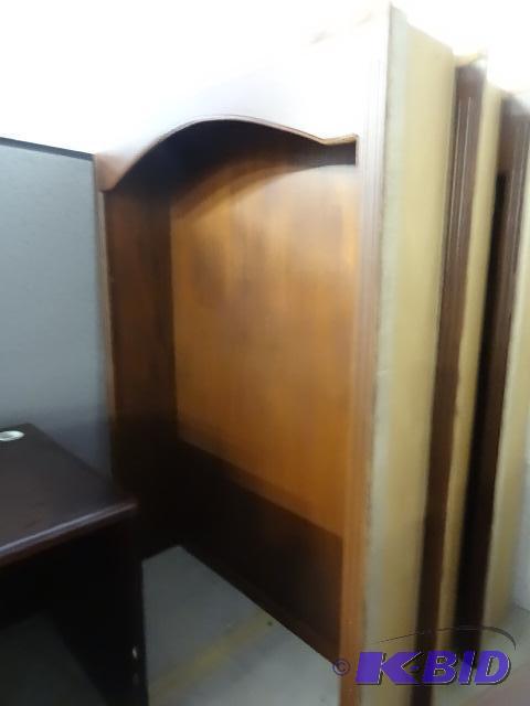 In WallBuilt InDrop In Wood Hutch. Only the...