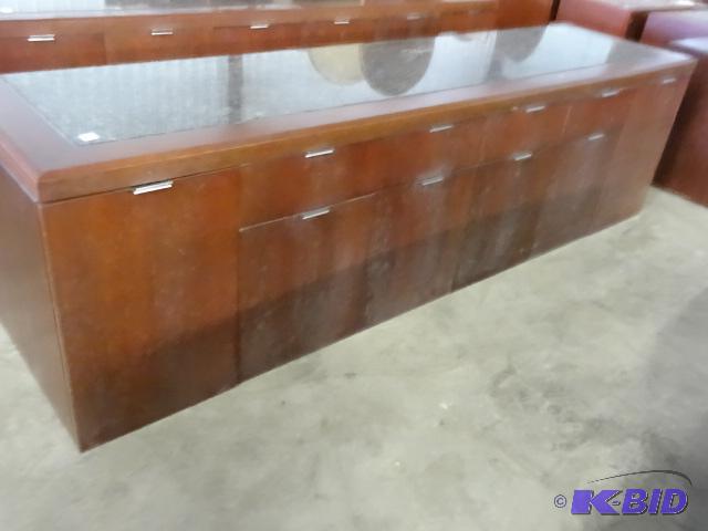 Laminate Credenza with Marble Top 4 Doors. 6 ...