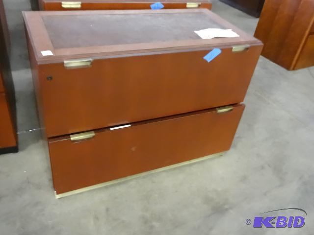 36&quot Wood 2 Drawer Lateral File. No Top...