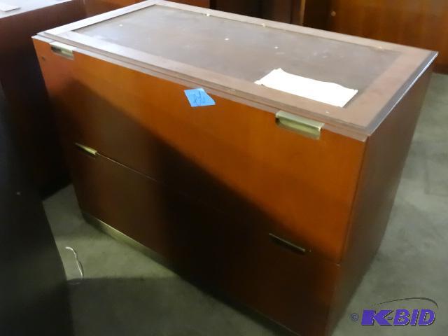 36&quot Wood 2 Drawer Lateral File. No Top...
