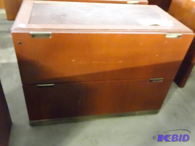 36&quot Wood 2 Drawer Lateral File. No Top...