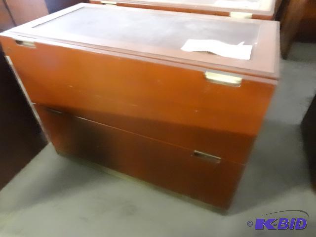 36&quot Wood 2 Drawer Lateral File. No Top...