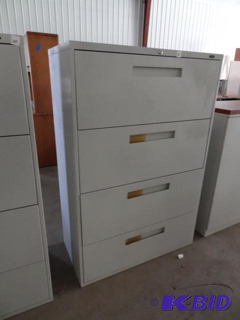 36&quot Metal 4 Drawer Lateral File...