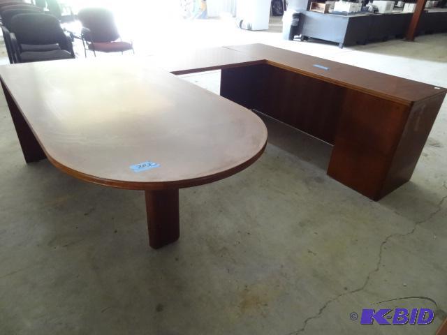 U Shaped 3 pc. Desk, The Picture is a Represe...