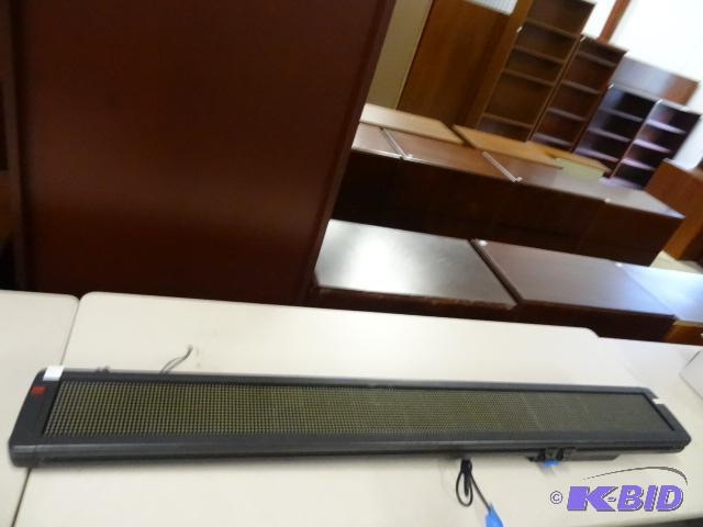 Model 4200C230 LED sign 2001. 64&quot long...