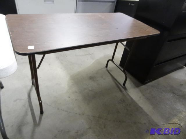 48 x 24 folding table...