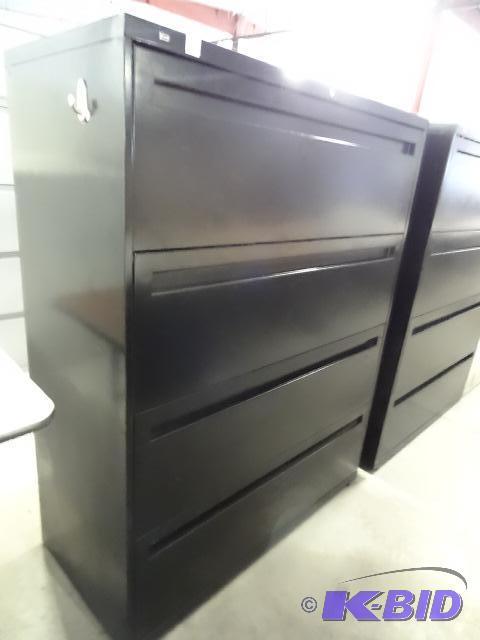 42&quot metal 4 drawer lateral file...
