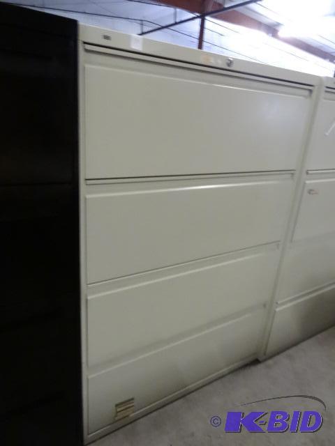 36&quot metal 4 drawer lateral file...