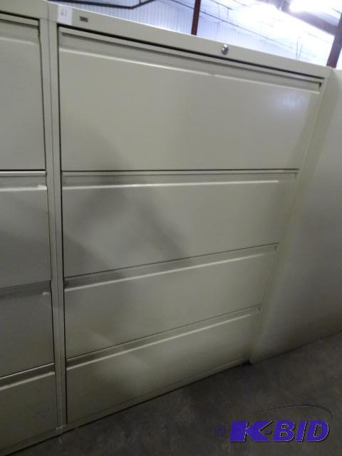 36&quot metal 4 drawer lateral file...