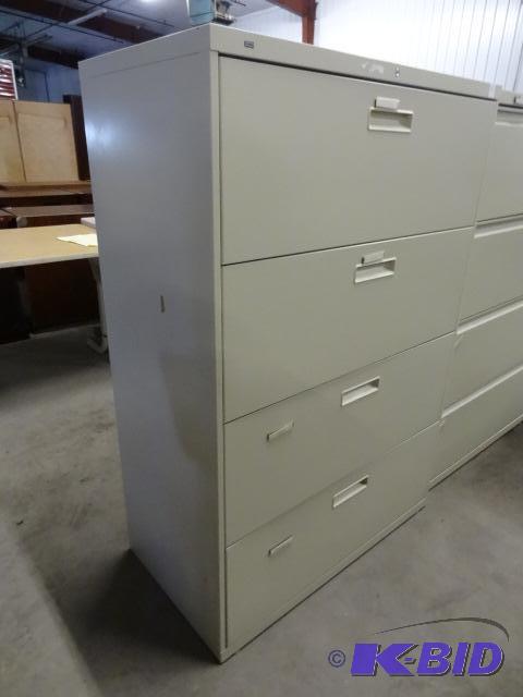 36&quot metal 4 drawer lateral file...