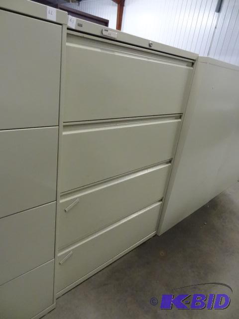36&quot metal 4 drawer lateral file...