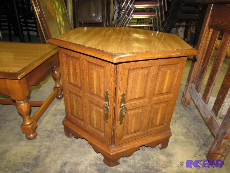 side table, hexagon shape...