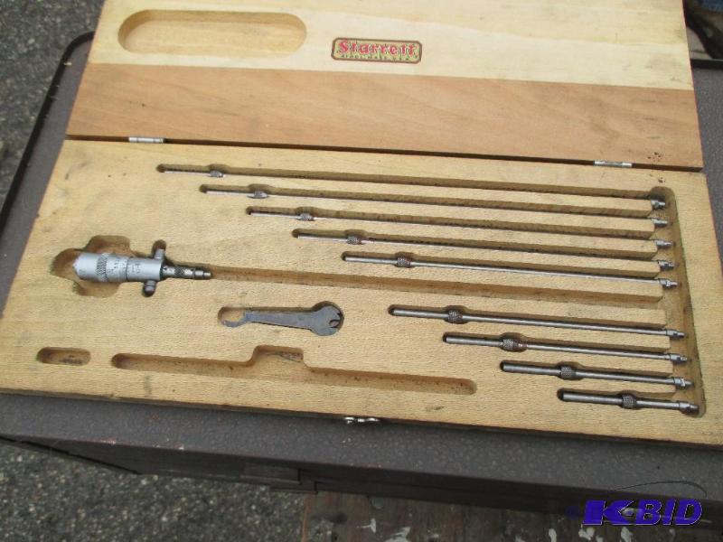 Dial caliper, Starrett feeler set...