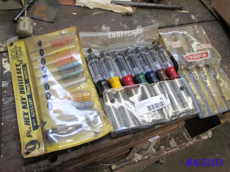driver and chisel sets...
