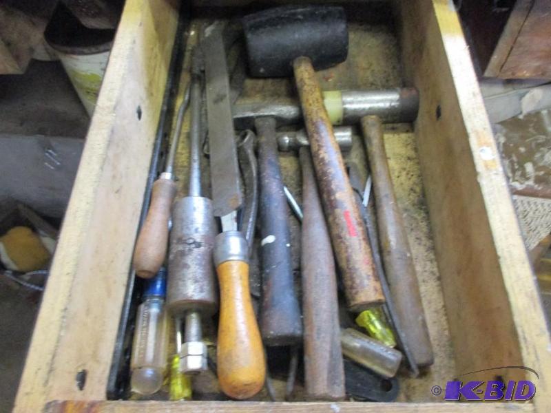 drawer full of hammers and files...