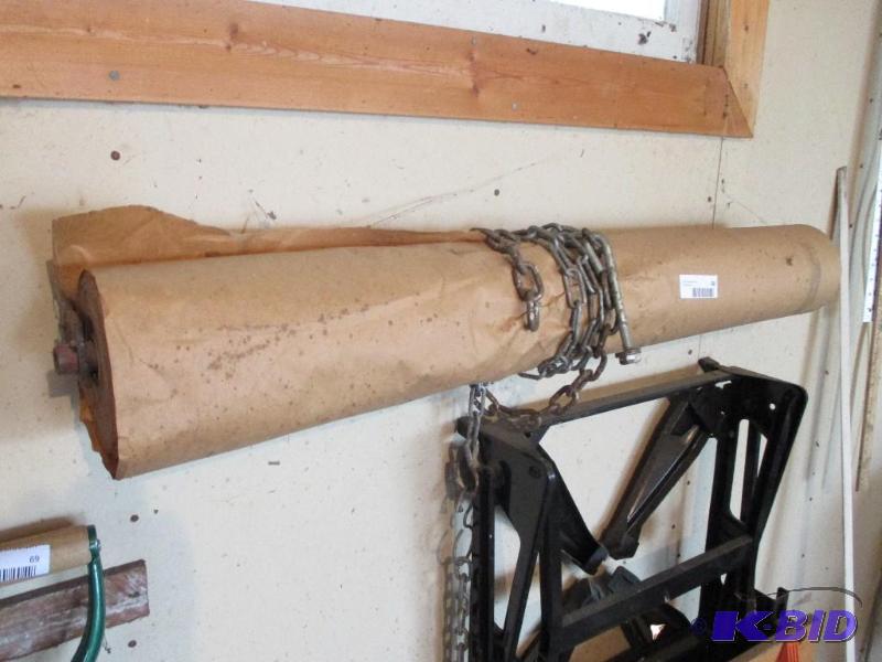 roll of paper and bracket, bring tools to tak...