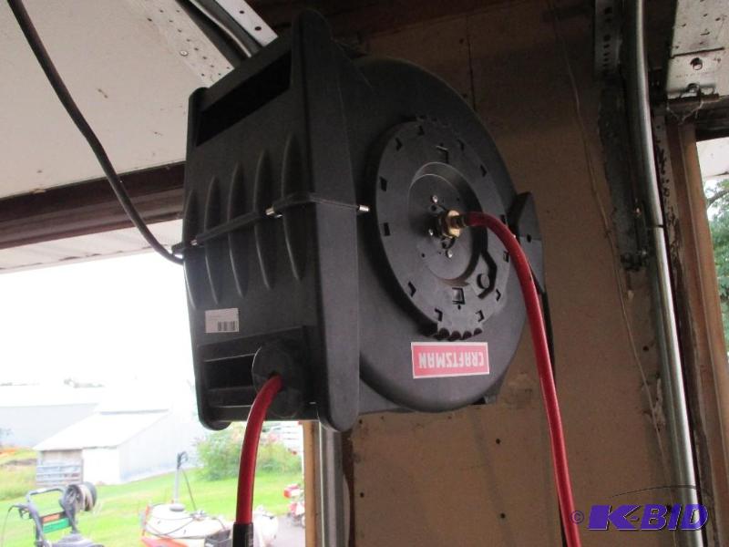 Craftsman air hose reel, bring tools to remov...