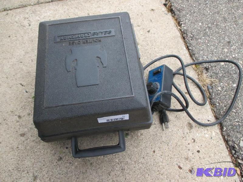 router and speed control box...