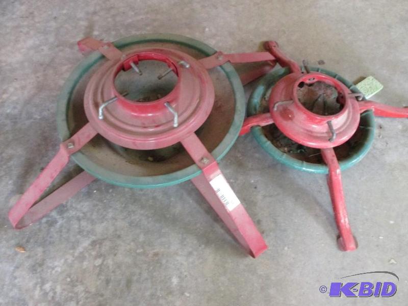 2 christmas tree stands...